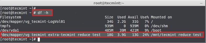 Check File System Size