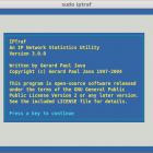 iptraf：TCP/UDP网络监控工具