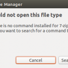 如何修复：There is no command installed for 7-zip archive files