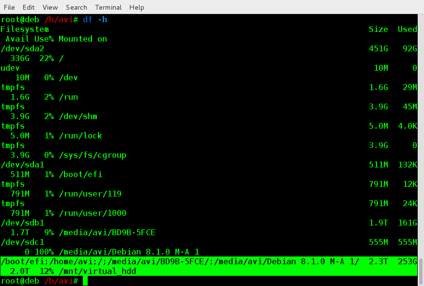 Verify Virtual File System Mount