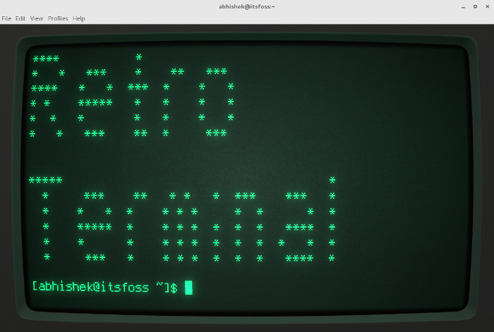 Retro Terminal in Linux