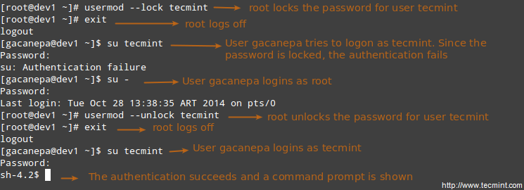 Lock User in Linux