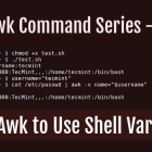 awk 系列：如何让 awk 使用 Shell 变量