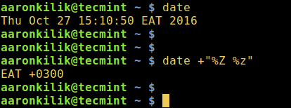 Find Linux Timezone