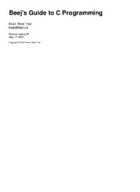 Beej’s Guide to C Programming