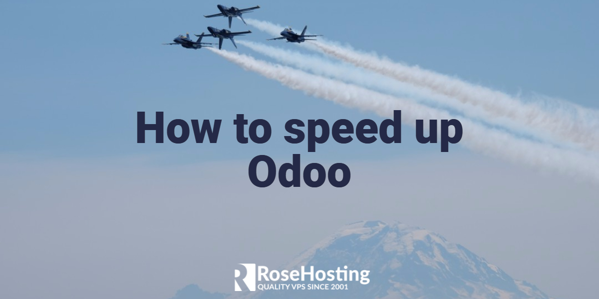 speed up odoo