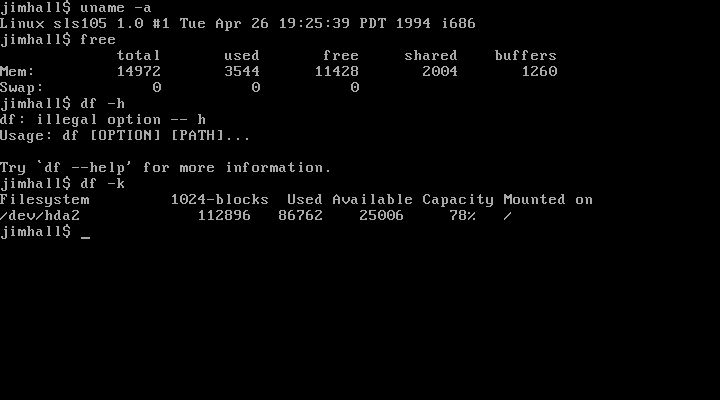 Checking out the filesystem and available disk space