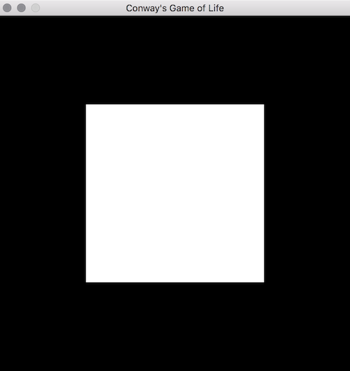 Conway’s Game of Life - 两个三角形构成方形