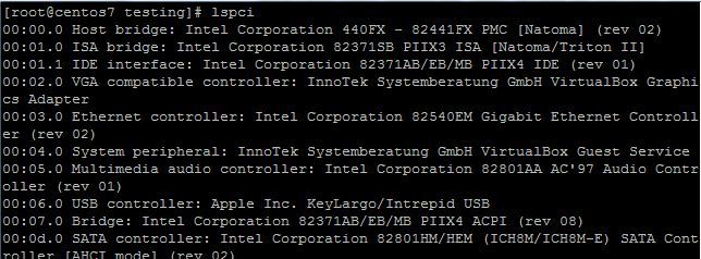 lspci command