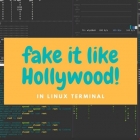 在 Linux 的终端上伪造一个好莱坞黑客的屏幕