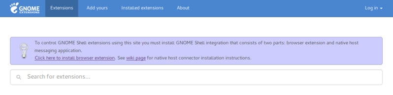 Installing GNOME Shell Extensions