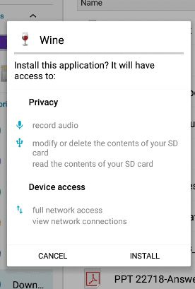 wine-android-app-access