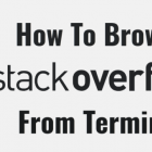 如何在终端中浏览 Stack Overflow