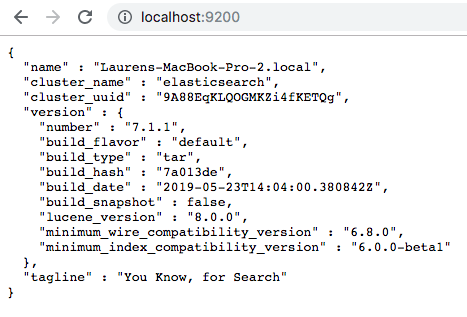 Configuring Kibana’s host and port connections.