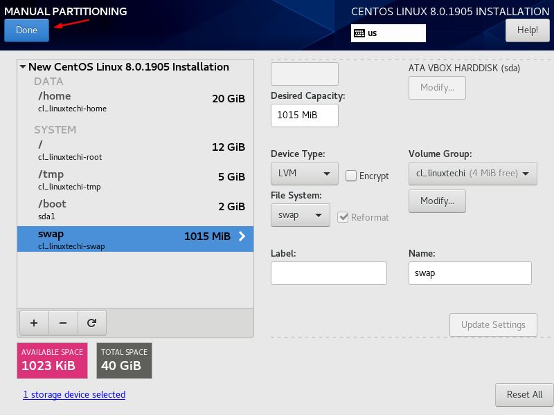 Choose-Done-after-manual-partition-centos8