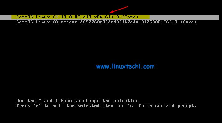 Grub-Boot-CentOS8