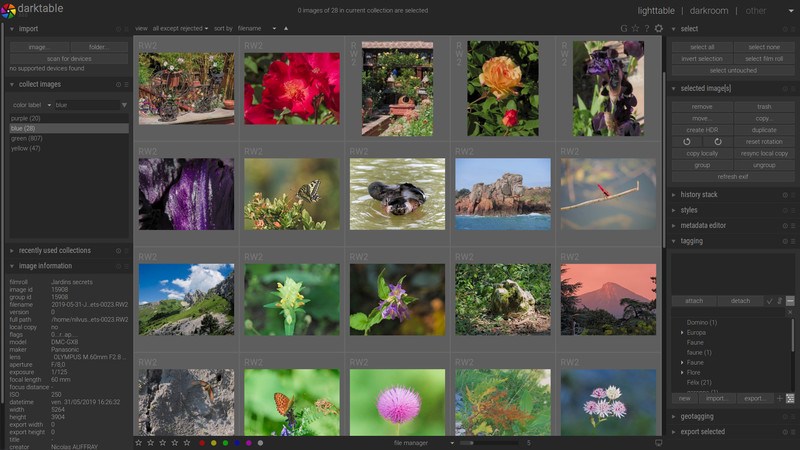 Darktable 3.0 Screenshot