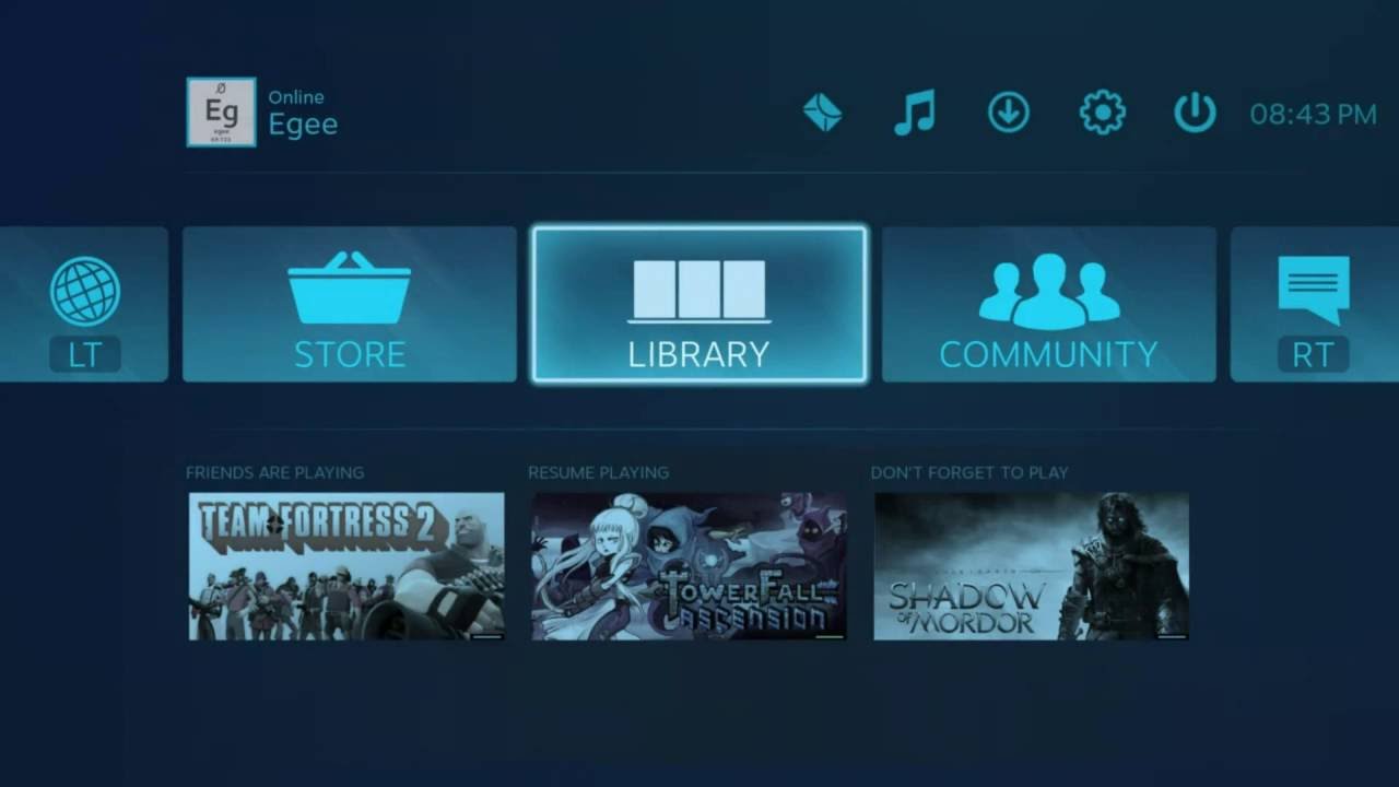 SteamOS 界面