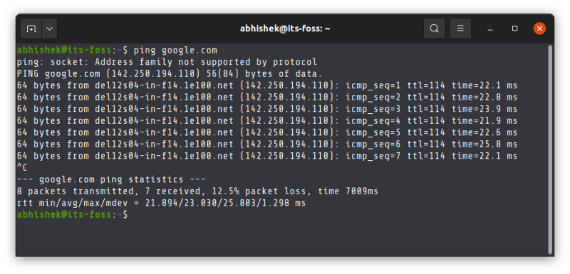 在 Linux 中用 Ctrl+C 停止一个正在运行的程序