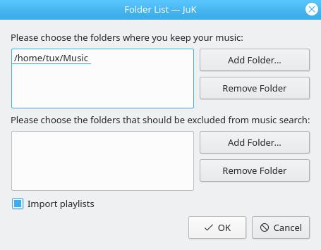 Adding music to Juk