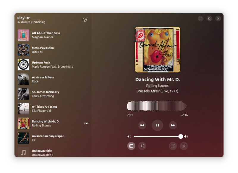 amberol music player