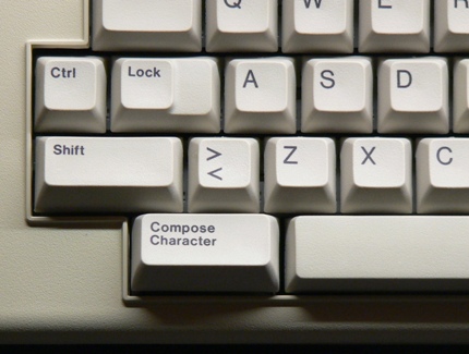 Compose key on lk201 keyboard